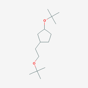 1-tert-Butoxy-3-(2-tert-butoxyethyl)cyclopentane