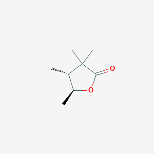 2(3H)-Furanone, dihydro-3,3,4,5-tetramethyl-, trans-