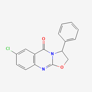 7-Chloro-3-phenyl-2,3-dihydro-5H-[1,3]oxazolo[2,3-b]quinazolin-5-one