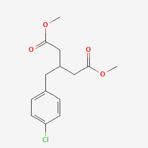 Dimethyl 3-[(4-chlorophenyl)methyl]pentanedioate