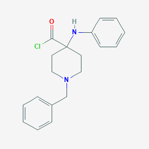 4-Anilino-1-benzylpiperidine-4-carbonyl chloride