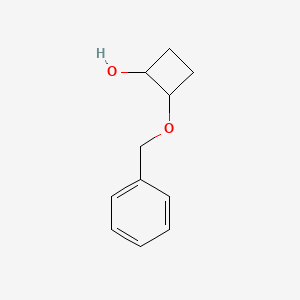 molecular formula C11H14O2 B1457403 2-(苄氧基)环丁醇 CAS No. 1824313-02-1