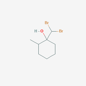 1-(Dibromomethyl)-2-methylcyclohexan-1-ol