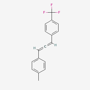 Benzene, 1-[3-(4-methylphenyl)-1,2-propadienyl]-4-(trifluoromethyl)-