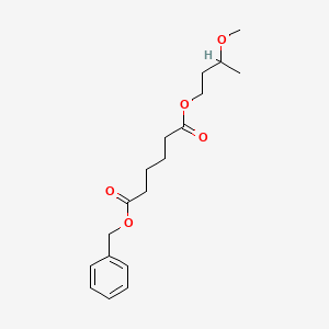 Benzyl 3-methoxybutyl hexanedioate