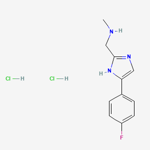 ([4-(4-Fluorophenyl)-1H-imidazol-2-YL]methyl)methylamine dihydrochloride