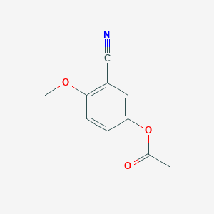 3-Cyano-4-methoxyphenyl acetate