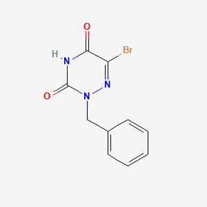 2-Benzyl-6-bromo-1,2,4-triazine-3,5-dione