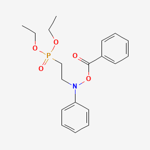 Diethyl {2-[(benzoyloxy)(phenyl)amino]ethyl}phosphonate