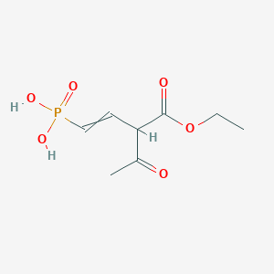 [3-(Ethoxycarbonyl)-4-oxopent-1-en-1-yl]phosphonic acid