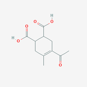 4-Acetyl-5-methylcyclohex-4-ene-1,2-dicarboxylic acid