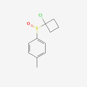 B1457437 1-[(1-Chlorocyclobutyl)sulfinyl]-4-methylbenzene CAS No. 1221171-44-3
