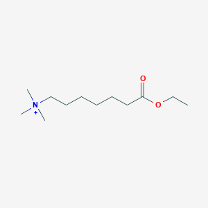 7-Ethoxy-N,N,N-trimethyl-7-oxoheptan-1-aminium