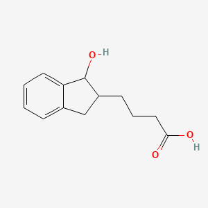 1H-Indene-2-butanoic acid, 2,3-dihydro-1-hydroxy-