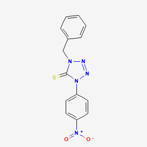 1-Benzyl-4-(4-nitrophenyl)-1,4-dihydro-5H-tetrazole-5-thione