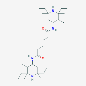 N~1~,N~6~-Bis(2,6-diethyl-2,3,6-trimethylpiperidin-4-yl)hexanediamide