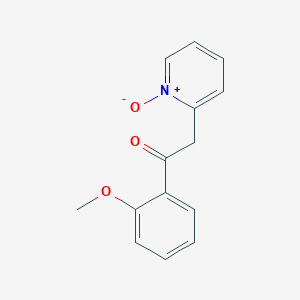 1-(2-Methoxyphenyl)-2-(1-oxo-1lambda~5~-pyridin-2-yl)ethan-1-one