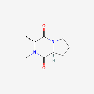 (3R,8aS)-2,3-Dimethylhexahydropyrrolo[1,2-a]pyrazine-1,4-dione