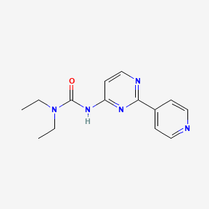 N,N-Diethyl-N'-[2-(pyridin-4-yl)pyrimidin-4-yl]urea