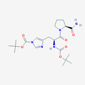 N,1-Bis(tert-butoxycarbonyl)-L-histidyl-L-prolinamide