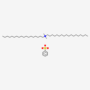 N,N-Dimethyl-N-octadecyloctadecan-1-aminium benzenesulfonate