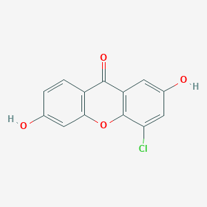 4-Chloro-2,6-dihydroxy-9H-xanthen-9-one