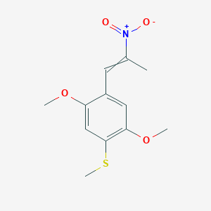 Benzene, 1,4-dimethoxy-5-(methylthio)-2-(2-nitro-1-propenyl)-