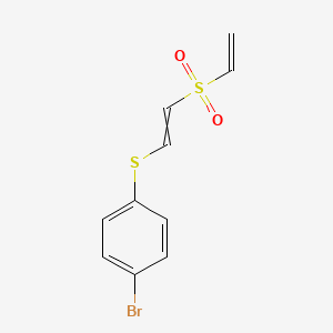 1-Bromo-4-{[2-(ethenesulfonyl)ethenyl]sulfanyl}benzene