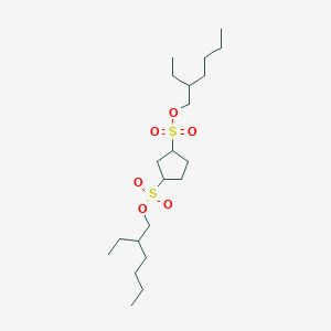 Bis(2-ethylhexyl) cyclopentane-1,3-disulfonate