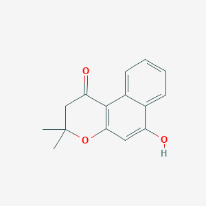 6-Hydroxy-3,3-dimethyl-2,3-dihydro-1H-naphtho[2,1-b]pyran-1-one