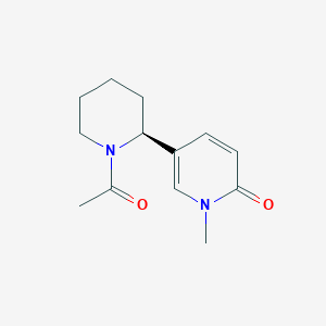 5-[(2S)-1-Acetylpiperidin-2-yl]-1-methylpyridin-2(1H)-one