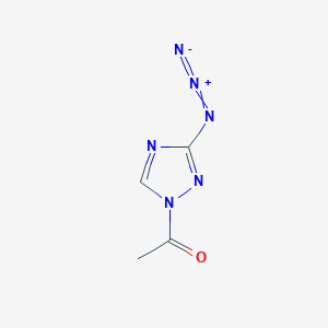 1-(3-Azido-1H-1,2,4-triazol-1-yl)ethan-1-one