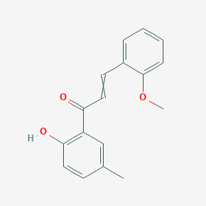 1-(2-Hydroxy-5-methylphenyl)-3-(2-methoxyphenyl)prop-2-en-1-one