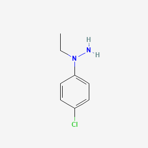 1-(4-Chlorophenyl)-1-ethylhydrazine