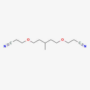 3,3'-[(3-Methylpentane-1,5-diyl)bis(oxy)]dipropanenitrile