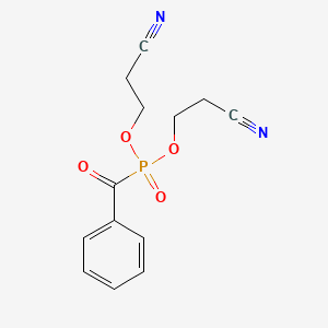 Bis(2-cyanoethyl) benzoylphosphonate