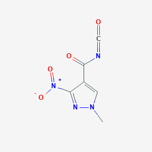 1-Methyl-3-nitro-1H-pyrazole-4-carbonyl isocyanate