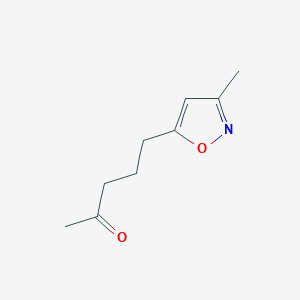 2-Pentanone, 5-(3-methyl-5-isoxazolyl)-