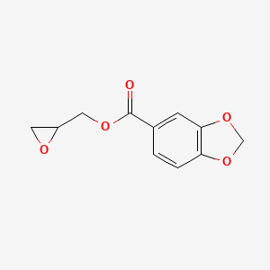 (Oxiran-2-yl)methyl 2H-1,3-benzodioxole-5-carboxylate