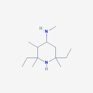 2,6-Diethyl-N,2,3,6-tetramethylpiperidin-4-amine