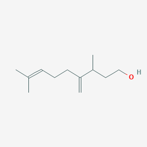 3,8-Dimethyl-4-methylidenenon-7-EN-1-OL