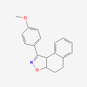 1-(4-Methoxyphenyl)-3a,4,5,9b-tetrahydronaphtho[1,2-d][1,2]oxazole