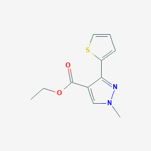 Ethyl 1-methyl-3-(thiophen-2-yl)-1H-pyrazole-4-carboxylate