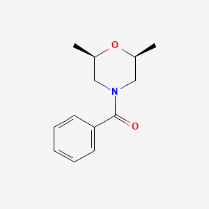 [(2R,6S)-2,6-Dimethylmorpholin-4-yl](phenyl)methanone