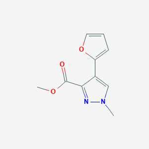 Methyl 4-(furan-2-yl)-1-methyl-1H-pyrazole-3-carboxylate