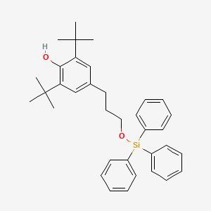 2,6-Di-tert-butyl-4-{3-[(triphenylsilyl)oxy]propyl}phenol