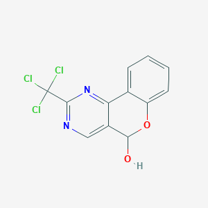 2-(Trichloromethyl)-5H-[1]benzopyrano[4,3-d]pyrimidin-5-ol