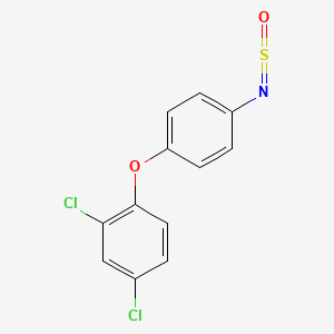 2,4-Dichloro-1-{4-[(oxo-lambda~4~-sulfanylidene)amino]phenoxy}benzene