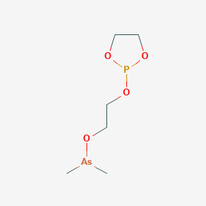 2-[(1,3,2-Dioxaphospholan-2-yl)oxy]ethyl dimethylarsinite