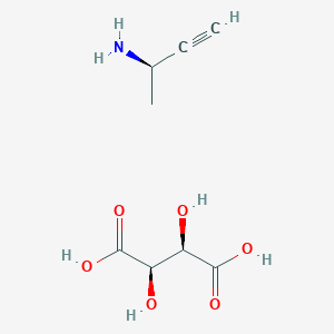 (2R)-but-3-yn-2-amine;(2R,3R)-2,3-dihydroxybutanedioic acid